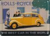 (Bild für) BLECHSCHILD Rolls-Royce 11x8 cm the Best Car in the World