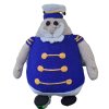 East Frisian Captain Doorstop blue and white with gray trousers (image for) East Frisian Captain Doorstop blue and white with gray trousers