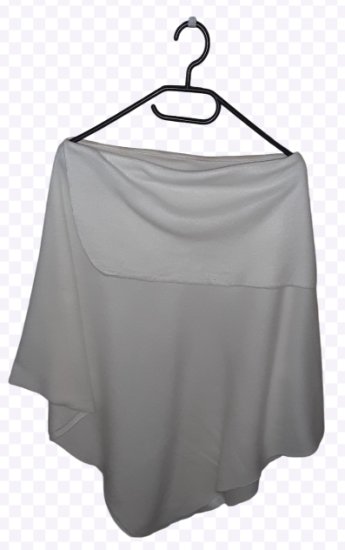 (Bild für) Fleece Poncho creme 75 - zum Schließen ins Bild klicken