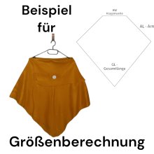 (Bild für) Individuelle Poncho Bestellung aus Fleece Material nach Ihren Wunschkriterien in der Auswahl