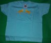 (Bild für) Kinder T-Shirt Hellblau mit 2 Pferden (Größe 3-4 / 104 cm)