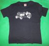 (image for) Children's T-shirt black with tractor (size XL)