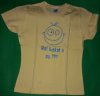 (image for) Children's T-Shirt Yellow with Smiley and Saying (Size XS)