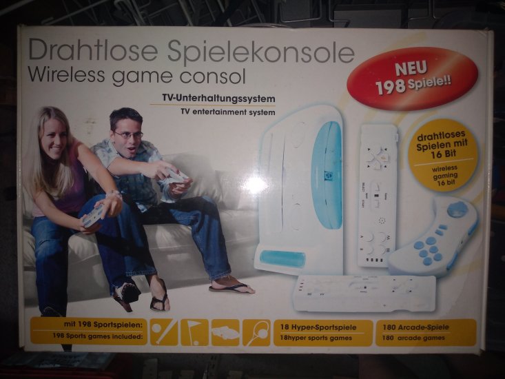 (Bild für) Drahtlose Spielekonsole - zum Schließen ins Bild klicken