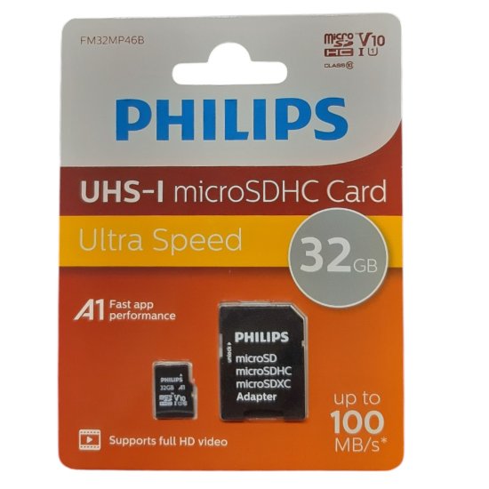 (Bild für) Philips Micro SDHC 32 GB – Schnell, Vielseitig und Zuverlässig! - zum Schließen ins Bild klicken