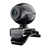 (image for) Exis Webcam - Black webcam with integrated microphone