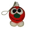 (image for) crocheted ball pendant red